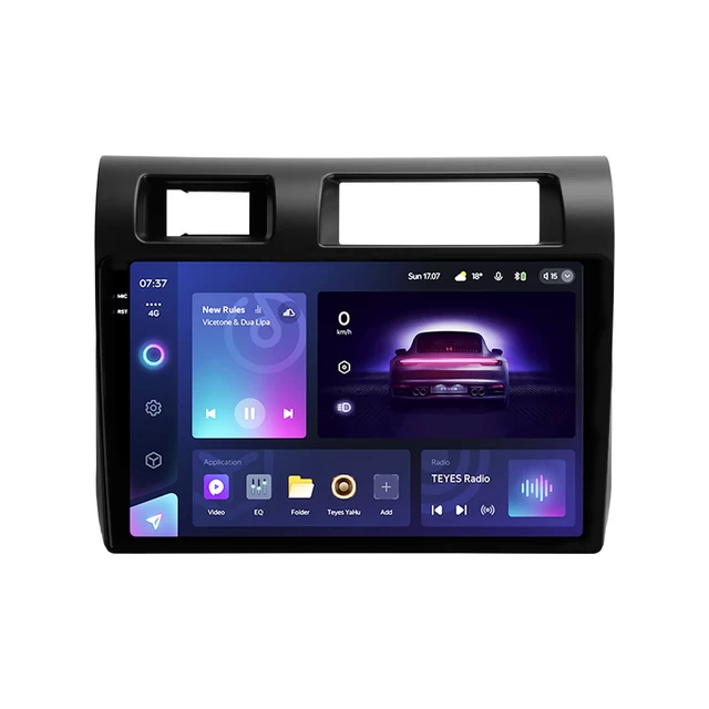 Navigatie Auto Teyes CC3 2K Toyota Land Cruiser LC 70 2007-2020 4+32GB 9.5` QLED Octa-core 2Ghz Android 4G Bluetooth 5.1 DSP