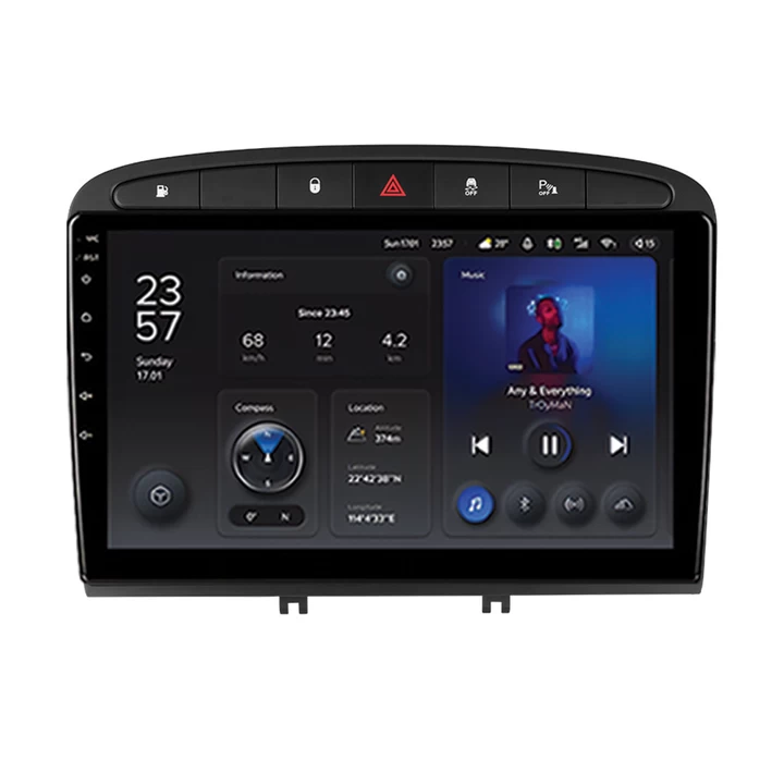 Navigatie Auto Teyes X1 4G Peugeot 308 2007-2015 2+32GB 9″ IPS Octa-core 1.6Ghz, Android 4G Bluetooth 5.1 DSP 1.6Ghz imagine anvelopetop.ro