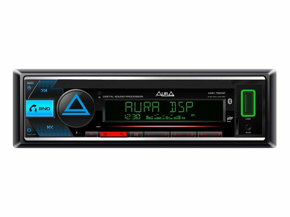 Player auto Aura AMH 76DSP, 1 DIN, 4x51W 4x51W imagine noua