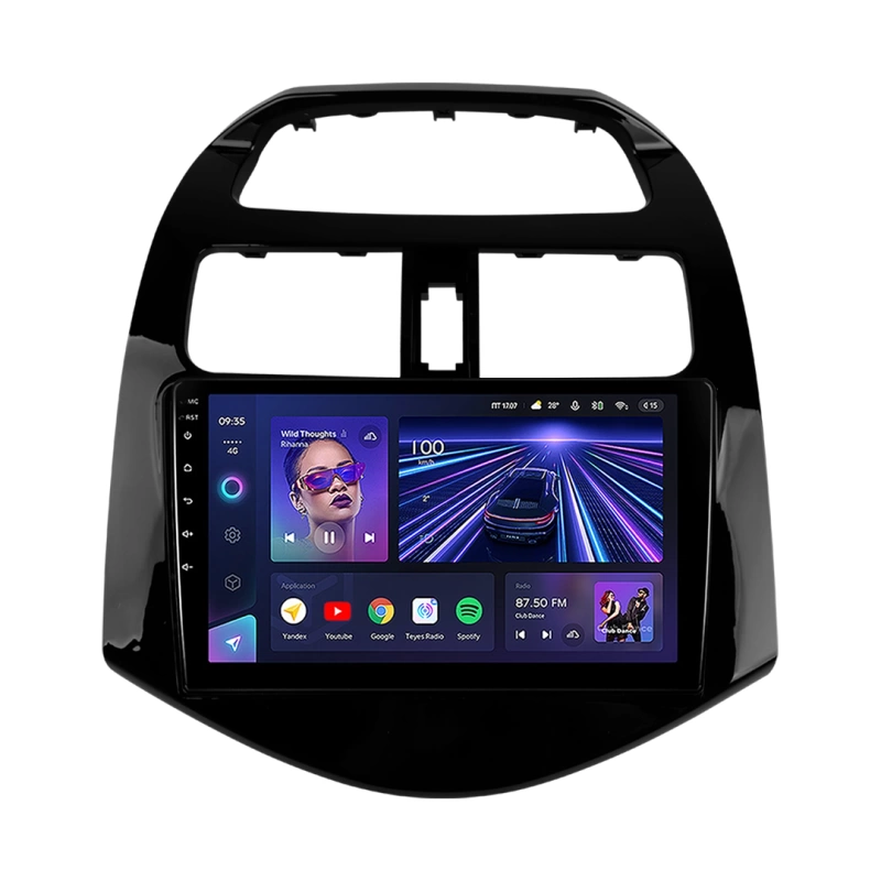 Navigatie Auto Teyes CC3 Chevrolet Spark M300 2009-2016 4+64GB 9` QLED Octa-core 1.8Ghz, Android 4G Bluetooth 5.1 DSP