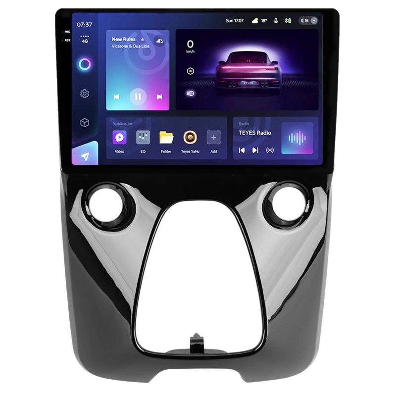 Navigatie Auto Teyes Cc3 2k 360° Peugeot 108 2014-2021 6+128gb 10.36` Qled Octa-core 2ghz, Android 4g Bluetooth 5.1 Dsp, 0755249858959